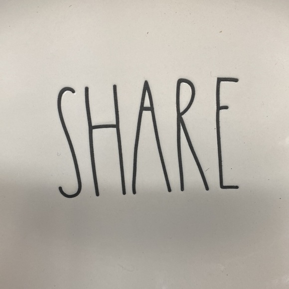 Rae Dunn “Share” treat plate - Picture 2 of 5